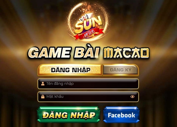 Đăng nhập game bài trên SunWin